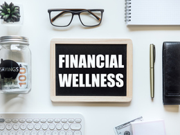 Clean desktop with Financial Wellness sign