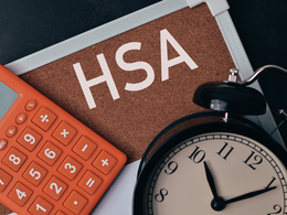 Clock, calculator, HSA on corkboard