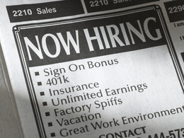 Now Hiring Newspaper Want Ad