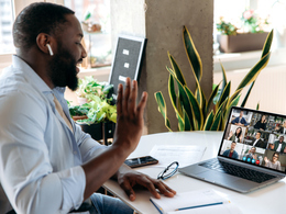 Remote worker on virtual call