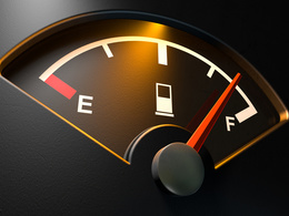 Fuel gauge near full